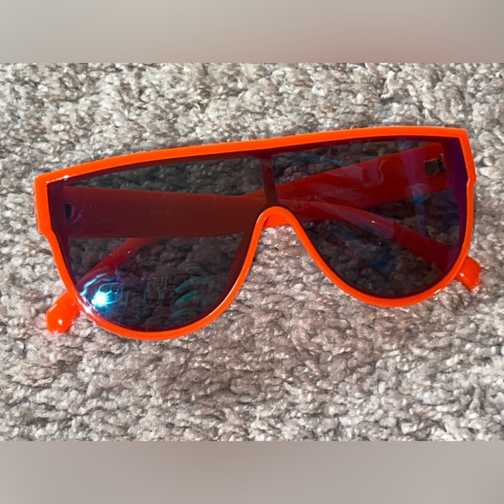 Bold Orange Sunglasses